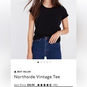 NWT Madewell Northshore Vintage Tee